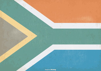 Vintage Flag of South Africa - Kostenloses vector #373337